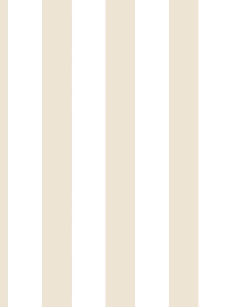Style Sisters Beige Medium Stripe A4 Wallpaper Sample - Image 2 of 3