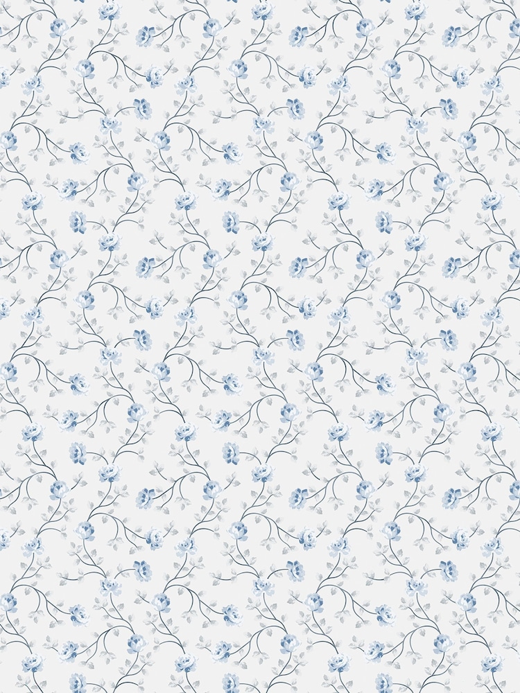 Galerie Blue Spring Blossom Floral A4 Wallpaper Sample - Image 2 of 2 Galerie Blue Spring Blossom Floral A4 Wallpaper Sample - Image 2 of 2