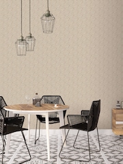 Galerie Bronze Brown French Country Leaf A4 Wallpaper Sample - Image 1 of 2