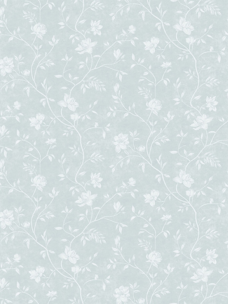 Galerie Blue Spring Blossom Floral Print A4 Wallpaper Sample - Image 2 of 2