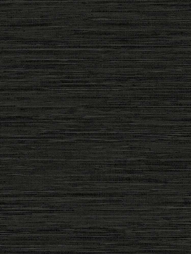 Style Sisters Black Grasscloth A4 Wallpaper Sample - Image 2 of 3