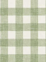 Galerie Green French Country Plaid A4 Wallpaper Sample - Image 2 of 2
