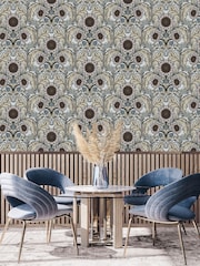Laurence Llewelyn-Bowen Pink Sunnyside Up Floral Print A4 Wallpaper Sample - Image 1 of 4