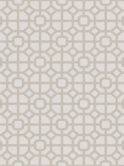 Galerie Bronze Brown Spring Blossom Lattice A4 Wallpaper Sample - Image 2 of 2