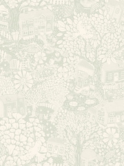 Galerie Green Sommarang 2 Woodland A4 Wallpaper Sample - Image 2 of 2