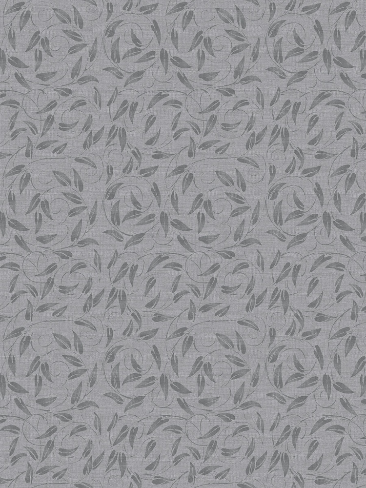 Laurence Llewelyn-Bowen Silver Grey Tit Willow Tree Leaf A4 Wallpaper Sample - Image 2 of 4