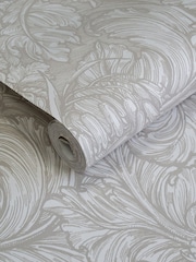 Laurence Llewelyn-Bowen Beige Hedgerovia Floral Print A4 Wallpaper Sample - Image 3 of 4