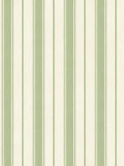 Galerie Green French Country Stripe A4 Wallpaper Sample - Image 2 of 2