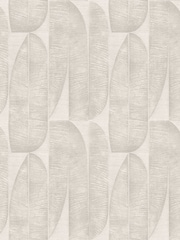 Galerie Beige Welcome Home Tree Leaf A4 Wallpaper Sample - Image 3 of 4