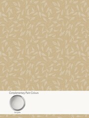 Laurence Llewelyn-Bowen Yellow Tit Willow Tree Leaf A4 Wallpaper Sample - Image 3 of 4