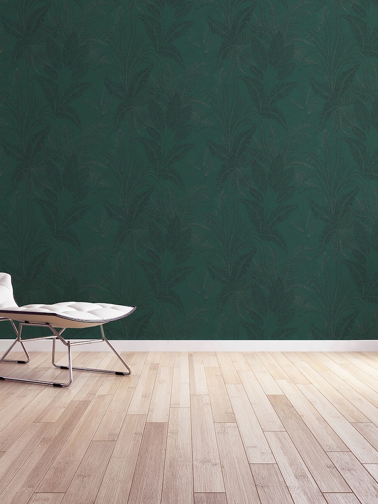 Galerie Green Welcome Home Tree Leaf A4 Wallpaper Sample - Image 2 of 4