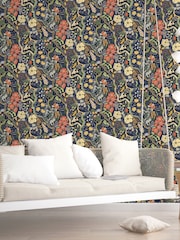 Galerie Yellow Sommarang 2 Floral Print A4 Wallpaper Sample - Image 1 of 2