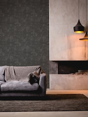Galerie Black Welcome Home Tile A4 Wallpaper Sample - Image 5 of 5