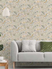 Galerie Yellow Sommarang 2 Butterfly A4 Wallpaper Sample - Image 1 of 2