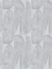 Galerie Silver Grey Welcome Home Tree Leaf A4 Wallpaper Sample - Image 2 of 4