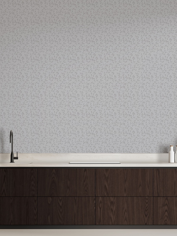 Laurence Llewelyn-Bowen Silver Grey Tit Willow Tree Leaf A4 Wallpaper Sample - Image 1 of 4 Laurence Llewelyn-Bowen Silver Grey Tit Willow Tree Leaf A4 Wallpaper Sample - Image 1 of 4