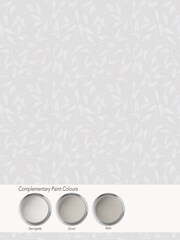 Laurence Llewelyn-Bowen Beige Tit Willow Tree Leaf A4 Wallpaper Sample - Image 3 of 4