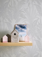 Galerie Grey Welcome Home Tree Leaf A4 Wallpaper Sample - Image 4 of 6