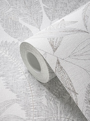 Galerie Grey Welcome Home Tree Leaf A4 Wallpaper Sample - Image 6 of 6