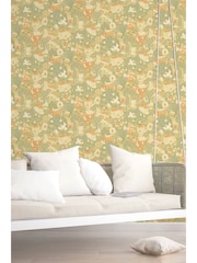 Galerie Yellow Sommarang 2 Woodland A4 Wallpaper Sample - Image 2 of 4