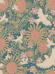 Galerie Pink Sommarang 2 Floral Print A4 Wallpaper Sample - Image 2 of 2
