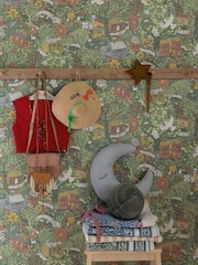 Galerie Green Sommarang 2 Woodland A4 Wallpaper Sample - Image 1 of 2