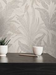 Galerie Bronze Brown Welcome Home Tree Leaf A4 Wallpaper Sample - Image 1 of 6