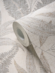 Galerie Bronze Brown Welcome Home Tree Leaf A4 Wallpaper Sample - Image 6 of 6