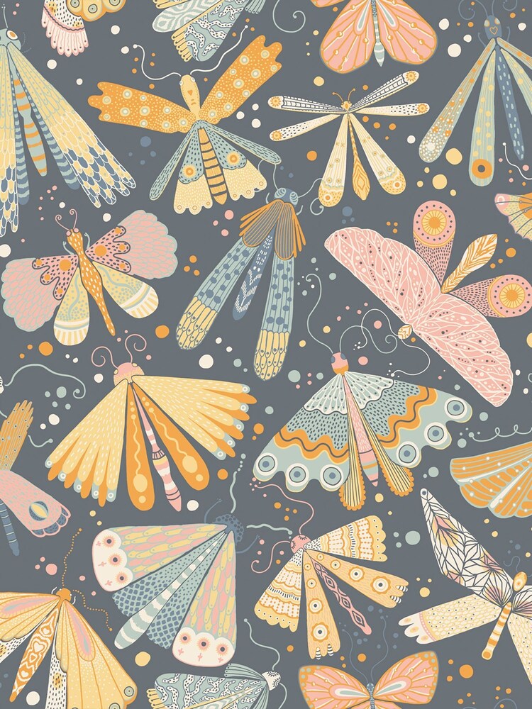 Galerie Orange Sommarang 2 Butterfly A4 Wallpaper Sample - Image 2 of 2 Galerie Orange Sommarang 2 Butterfly A4 Wallpaper Sample - Image 2 of 2