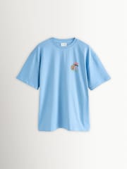 Les Deux Blue Cole Table T-Shirt - Image 1 of 1