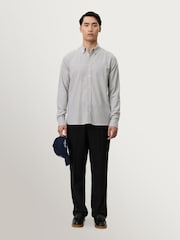 Les Deux Grey Desert Reg Stripe Shirt - Image 6 of 7