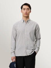 Les Deux Grey Desert Reg Stripe Shirt - Image 7 of 7