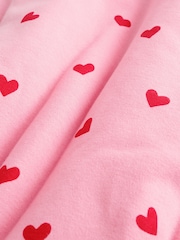 Pink/Red Hearts 2.5 Tog Sleevless Baby Sleepbag - Image 7 of 8