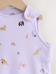 Lilac Mini Character 1 Tog Sleeveless Baby Sleep Bag - Image 3 of 6