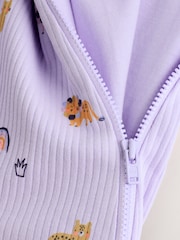 Lilac Mini Character 1 Tog Sleeveless Baby Sleep Bag - Image 5 of 6