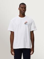Les Deux White Cole Table T-Shirt - Image 2 of 5