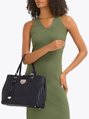 Carvela Maria Midi Weave Black Bag - Imagen 1 de 5