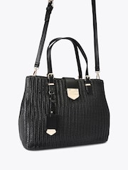 Carvela Maria Midi Weave Black Bag - Imagen 3 de 5