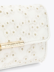 Carvela Cream Positano Daisy Clutch Bag - Image 4 of 4