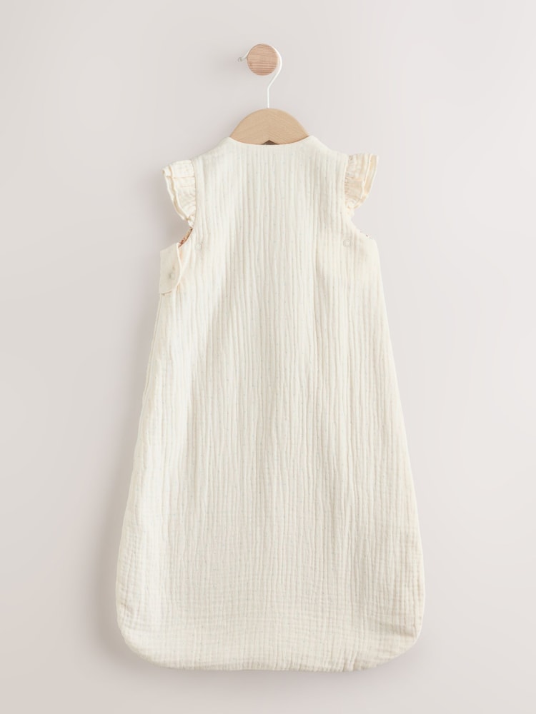 Neutral Bunny Duck Scene 1 Tog Sleeveless Baby Sleepbag - Image 2 of 7