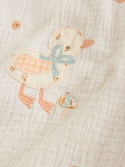 Neutral Bunny Duck Scene 1 Tog Sleeveless Baby Sleep Bag - Image 9 of 9