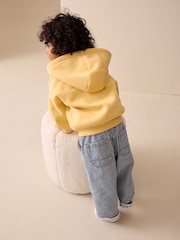 Buttermilk Yellow Zip Thru Hoodie (3mths-7yrs) - Image 3 of 3