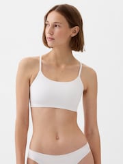 Gap White Seamless Racerback Bralette - Image 1 of 4