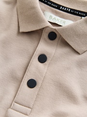 Baker by Ted Baker Stone Graphic Polo Shirt and Shorts Set - Image 3 of 7