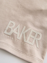 Baker by Ted Baker Stone Graphic Polo Shirt and Shorts Set - Image 4 of 7