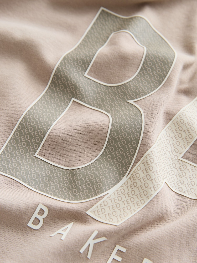 Baker by Ted Baker Stone Graphic Polo Shirt and Shorts Set - Image 7 of 7