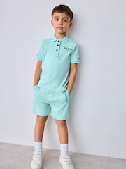 Baker by Ted Baker Short Sleeve Polo Shirt and Shorts Set - Image 1 of 12