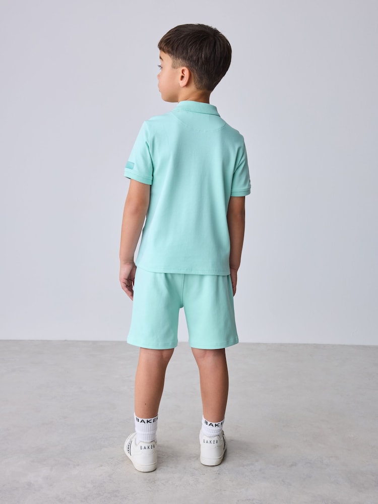Baker by Ted Baker Short Sleeve Polo Shirt and Shorts Set - Image 2 of 12