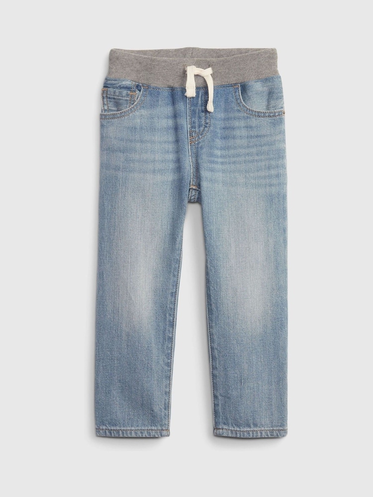 Gap Blue Pull On Slim Jeans (6mths-5yrs) - Image 1 of 5