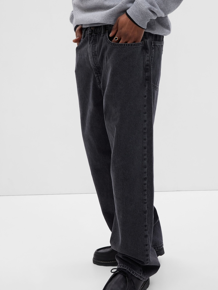 Gap Black Baggy Jeans - Image 1 of 4